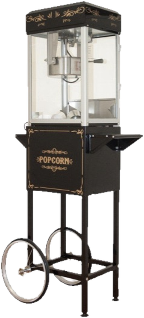 Popcorn-Maschine im Retro-Stil auf Wagen